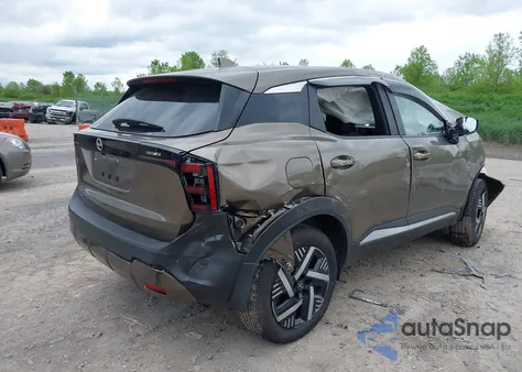 2025 Nissan Kicks Sv Fwd из США, поврежденный, VIN 3N8AP6CAXSL354013